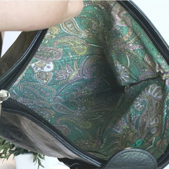 HOBO  Madeline Fold Over Distressed Leather Clutch - Picture 11 of 14